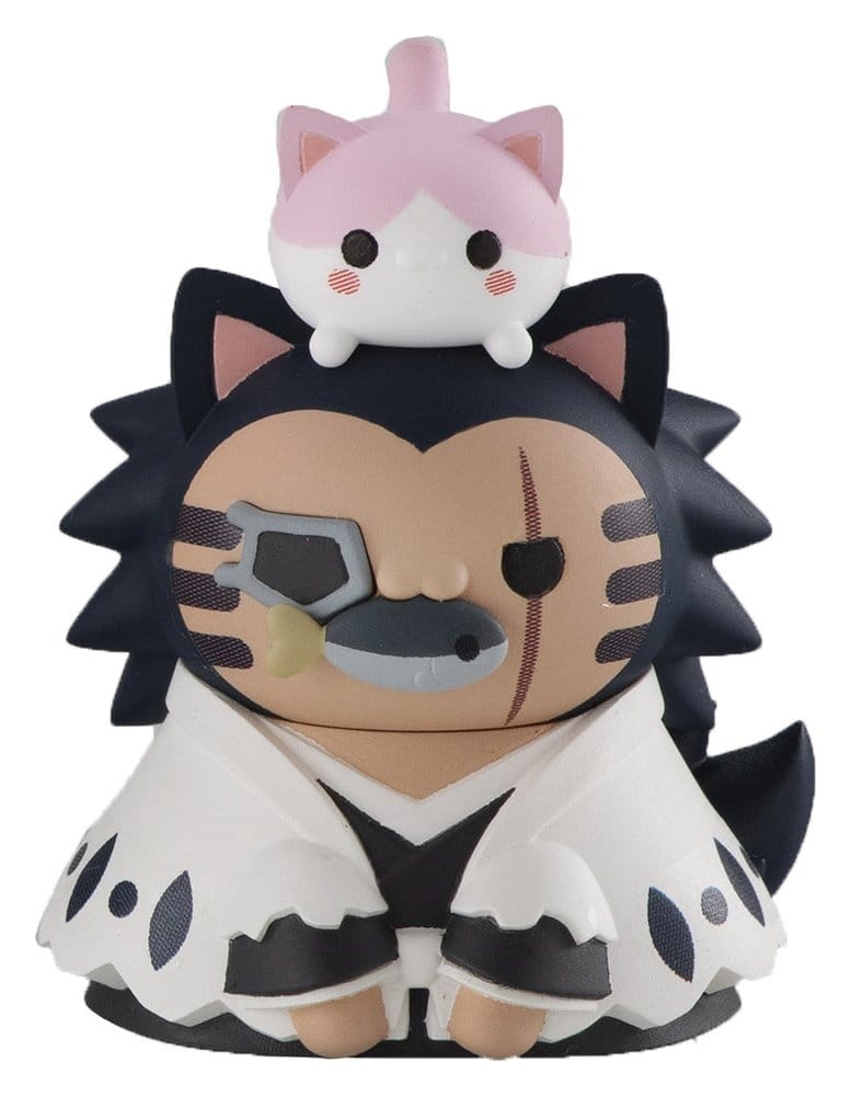 Bleach Mega Cat Project mini-figurines 3 cm Thousand-Year Blood War Bleach Nyan assortiment boîte-mystère (8) (Repeat)