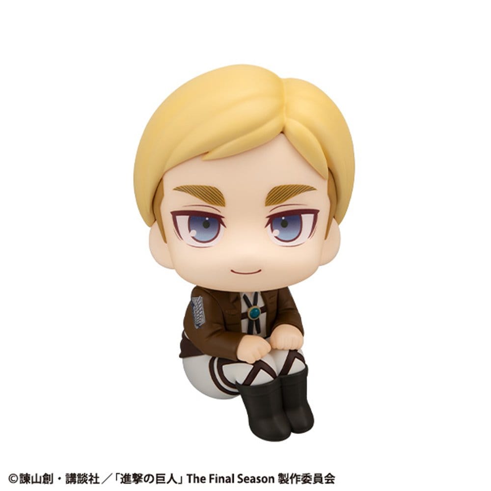 Attack on Titan statuetten PVC Look Up Hange Zoe & Erwin Smith (with gift) 11 cm