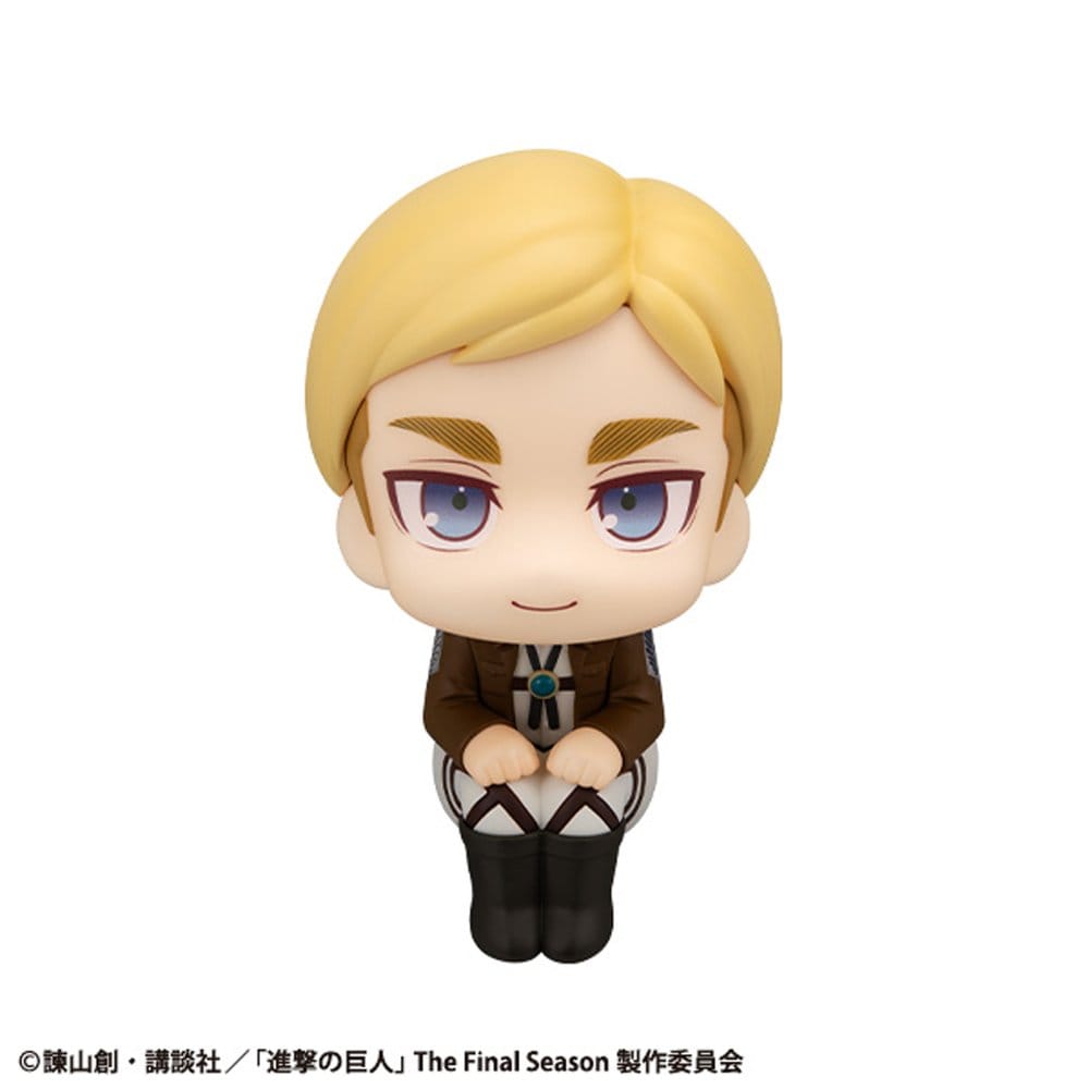 Attack on Titan statuetten PVC Look Up Hange Zoe & Erwin Smith (with gift) 11 cm