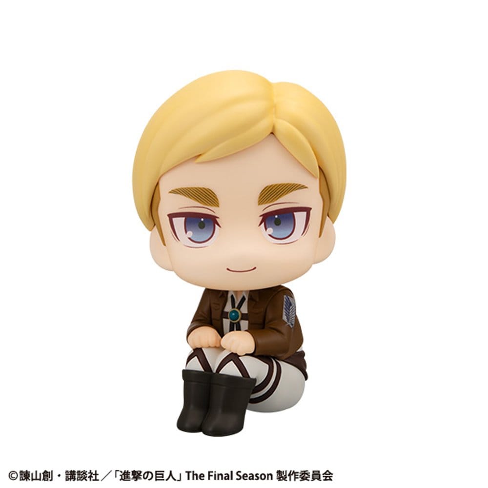Attack on Titan statuetten PVC Look Up Hange Zoe & Erwin Smith (with gift) 11 cm