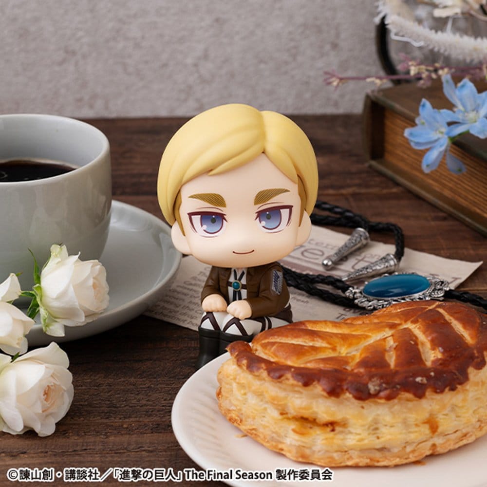 Attack on Titan statuetten PVC Look Up Hange Zoe & Erwin Smith (with gift) 11 cm