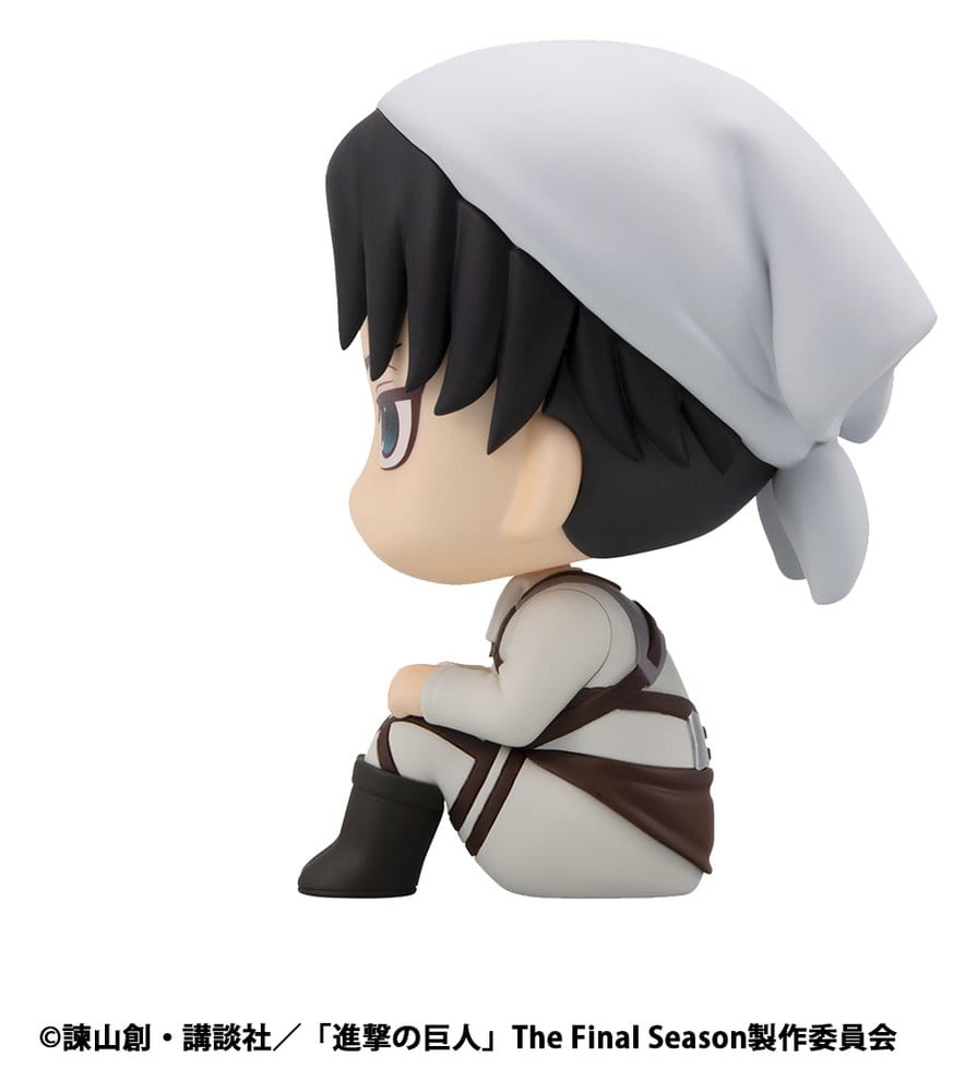 Attack on Titan statuetten PVC Look Up Levi Cleaning up Ver. & Mikasa Ackerman (with gift) 11 cm