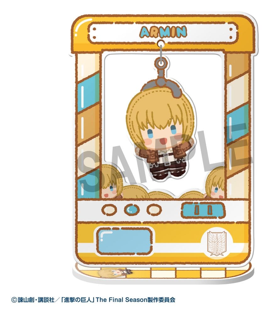 Attack on Titan assortiment boîte-mystère figurines acrylique Chara Catcher 9 cm (8)