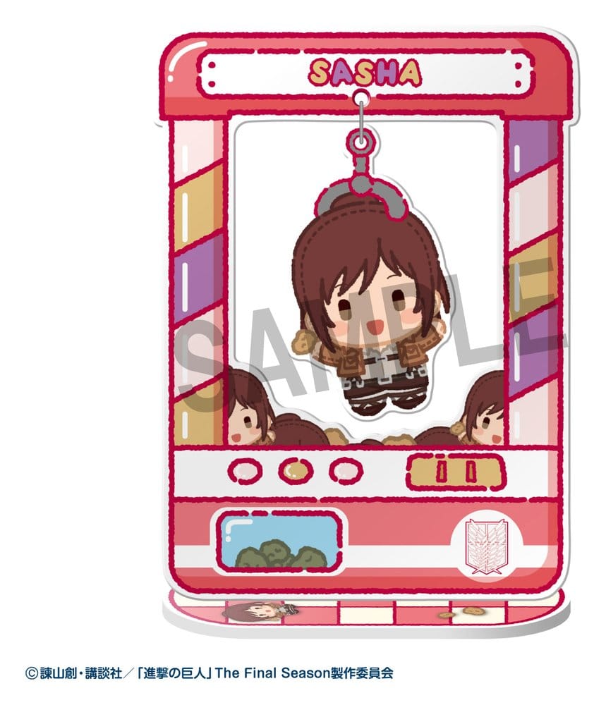 Attack on Titan assortiment boîte-mystère figurines acrylique Chara Catcher 9 cm (8)