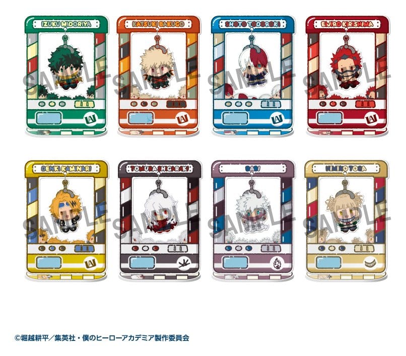 My Hero Academia Chara Catcher figurines acrylique 10 cm Vol.2 assortiment boîte-mystère (8) (Repeat)