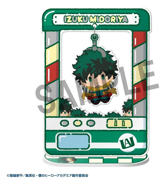 My Hero Academia Chara Catcher figurines acrylique 10 cm Vol.2 assortiment boîte-mystère (8) (Repeat)