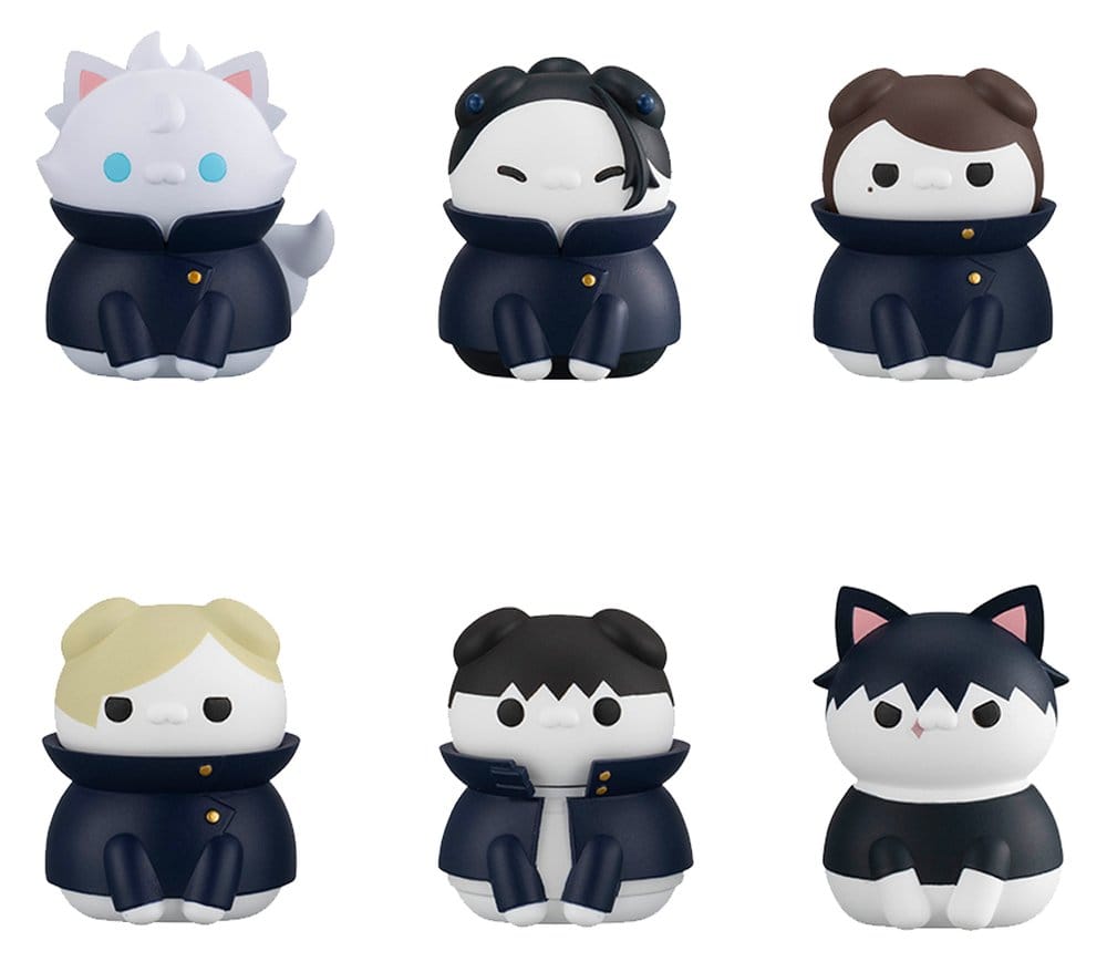 Jujutsu Kaisen Blind Box présentoir figurines mini Mega Cat Project Jujutsu Cats Hidden Inventory/Premature Death Ver. 3 cm (8) (Repeat)