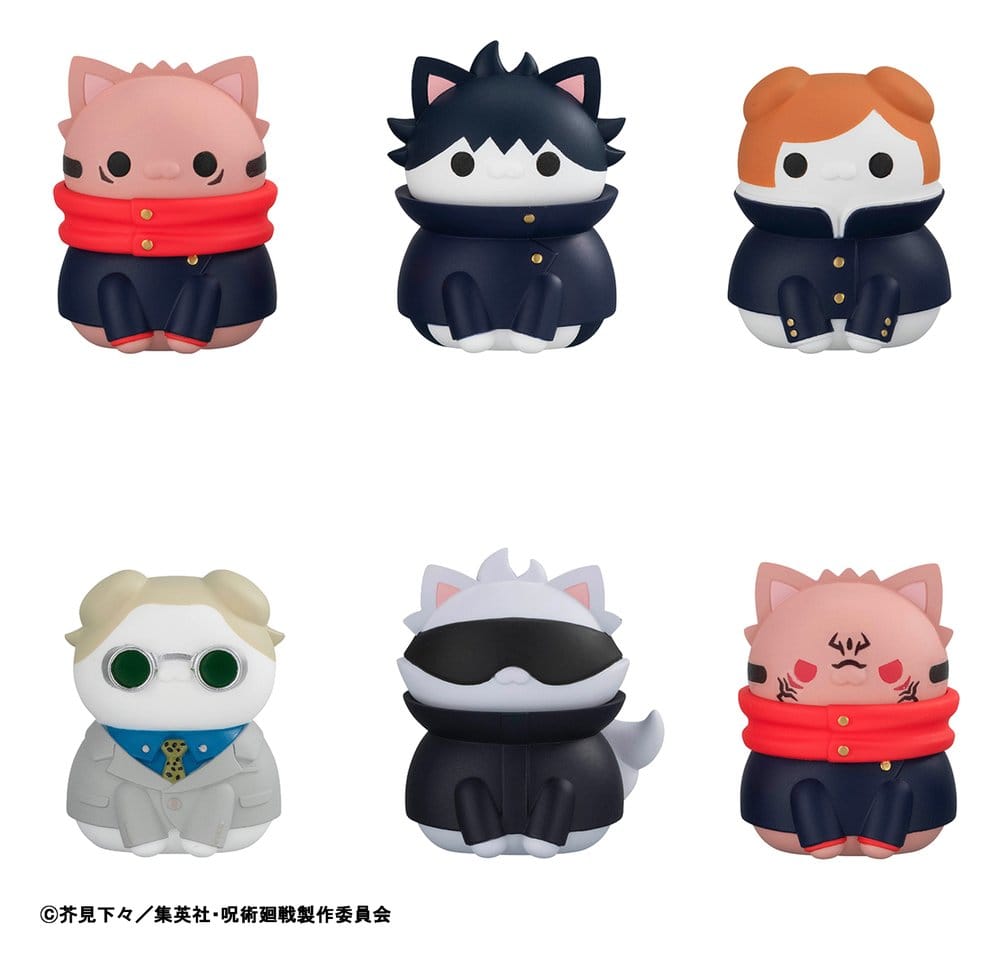 Jujutsu Kaisen Blind Box assortiment figurines mini Mega Cat Project Jujutsu Cats Shibuya Incident Ver. 3 cm (8) (Repeat)