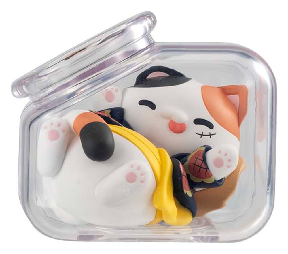 One Piece Blind Box assortiment figurines mini Mega Cat Project Good Night NyanPieceNyan! Ver. Luffy with rivals 6 cm (8)