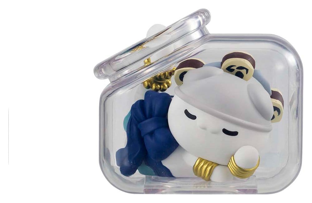 One Piece Blind Box assortiment figurines mini Mega Cat Project Good Night NyanPieceNyan! Ver. Luffy with rivals 6 cm (8)