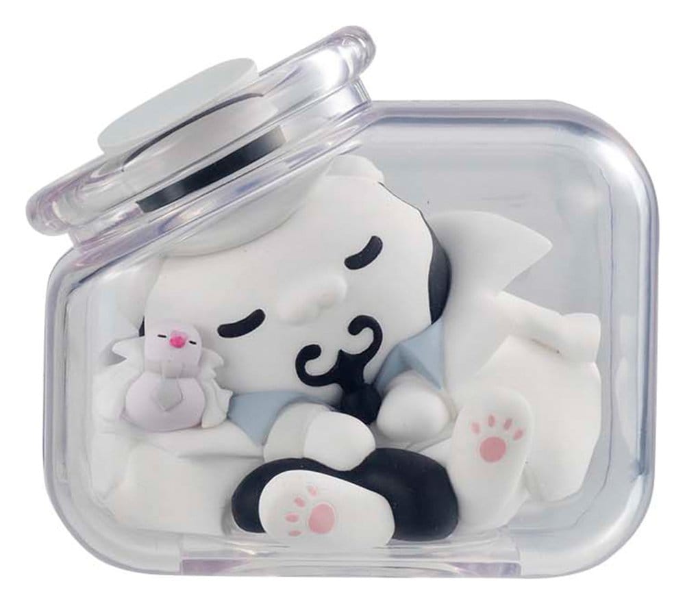One Piece Blind Box assortiment figurines mini Mega Cat Project Good Night NyanPieceNyan! Ver. Luffy with rivals 6 cm (8)