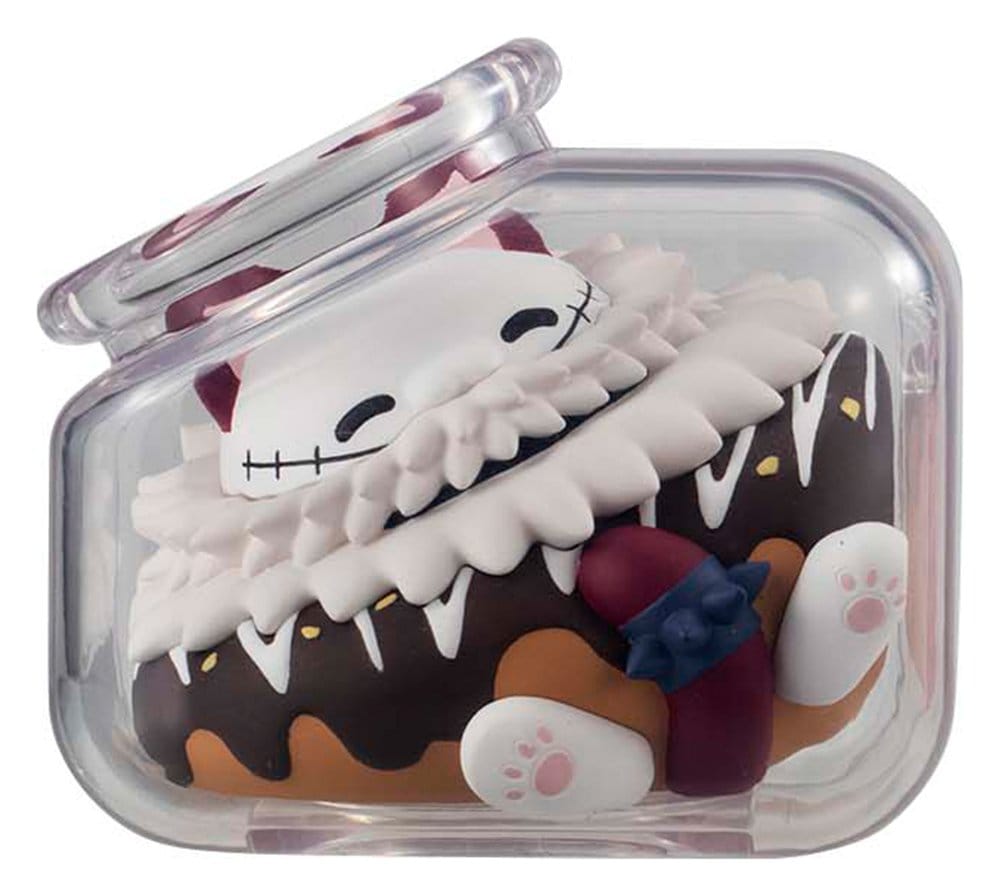 One Piece Blind Box assortiment figurines mini Mega Cat Project Good Night NyanPieceNyan! Ver. Luffy with rivals 6 cm (8)