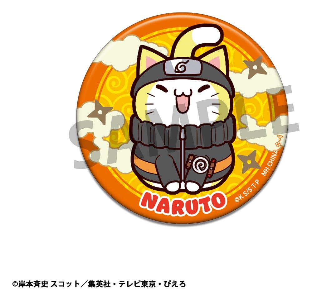 Naruto Shippuden Blind Box assortiment badges Mega Cat Project Nyaruto! Collection 2 6 cm (16)