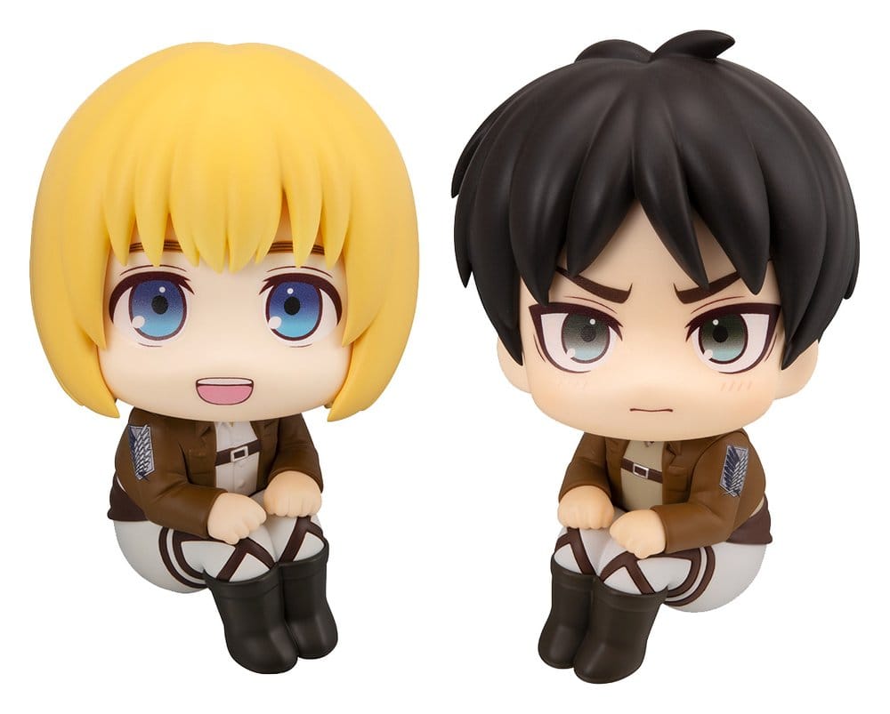 Attack on Titan Lookup pack de 2 figurines PVC Armin Arlert & Eren Yeager Grumpy Ver. 11 cm (with gift)