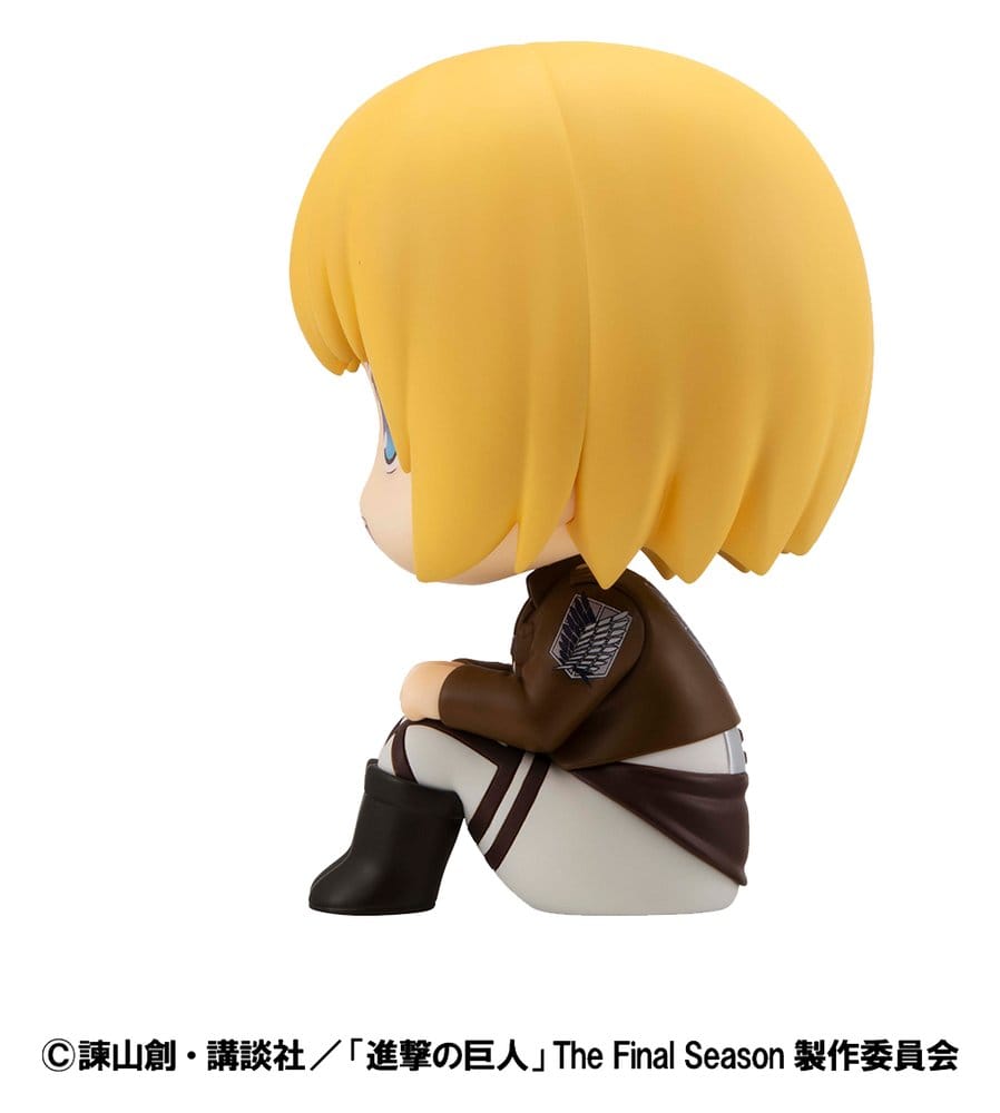 Attack on Titan Lookup pack de 2 figurines PVC Armin Arlert & Eren Yeager Grumpy Ver. 11 cm (with gift)