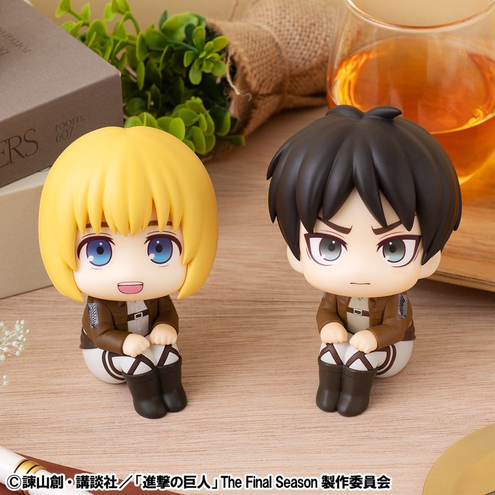 Attack on Titan Lookup pack de 2 figurines PVC Armin Arlert & Eren Yeager Grumpy Ver. 11 cm (with gift)