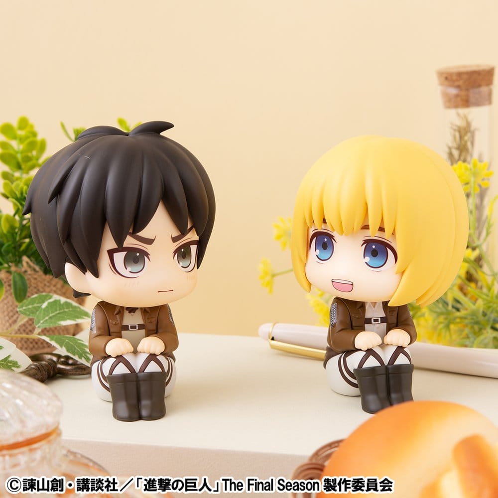 Attack on Titan Lookup pack de 2 figurines PVC Armin Arlert & Eren Yeager Grumpy Ver. 11 cm (with gift)
