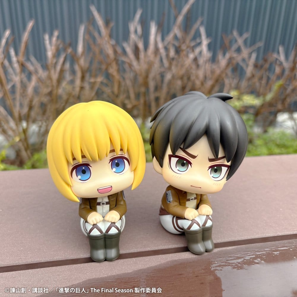 Attack on Titan Lookup pack de 2 figurines PVC Armin Arlert & Eren Yeager Grumpy Ver. 11 cm (with gift)