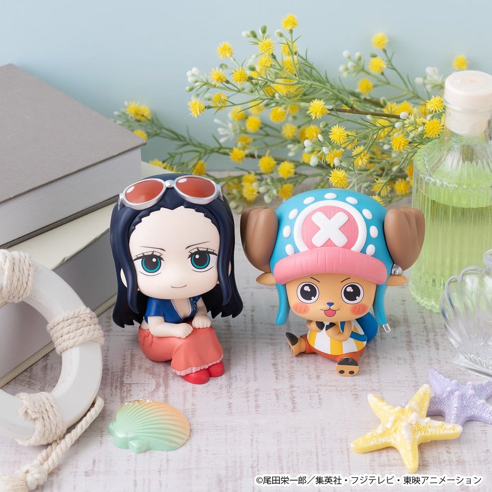 One Piece Lookup pack de 2 figurines PVC Nico Robin & Tony Tony Chopper Excited Ver. 11 cm (with gift)
