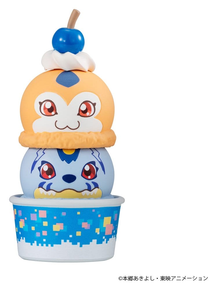Digimon Adventure Tsumichen Stack up & Change mini-figurines 8 cm assortiment boîte-mystère (8) (Repeat)