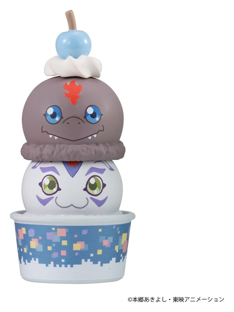 Digimon Adventure Tsumichen Stack up & Change mini-figurines 8 cm assortiment boîte-mystère (8) (Repeat)