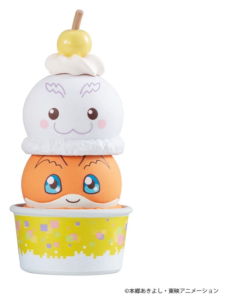 Digimon Adventure Tsumichen Stack up & Change mini-figurines 8 cm assortiment boîte-mystère (8) (Repeat)