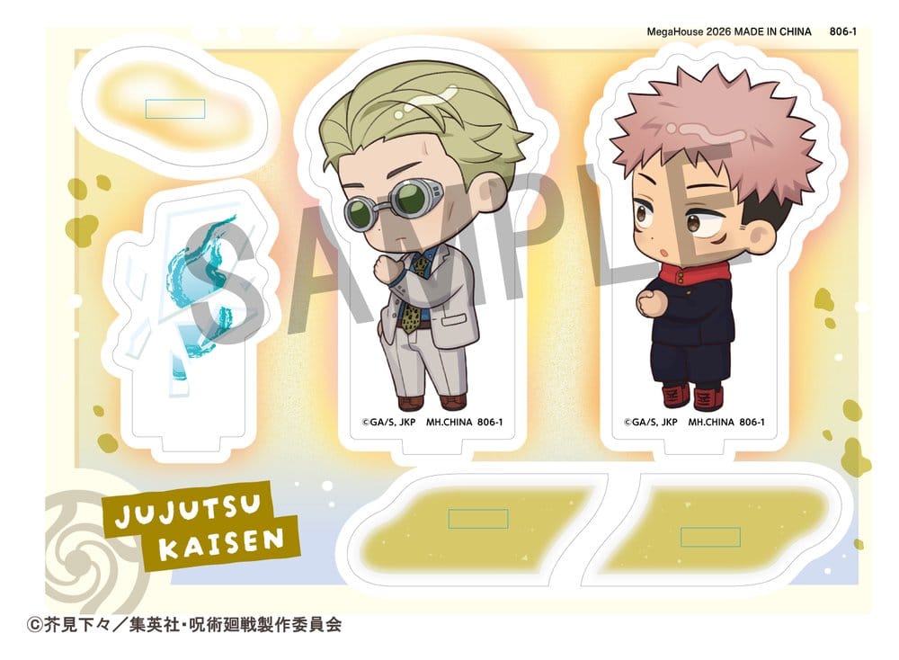 Jujutsu Kaisen Buddycolle Stand Acrylique 5th Anniversary D Kento Nanami & Yuji Itadori 10 cm