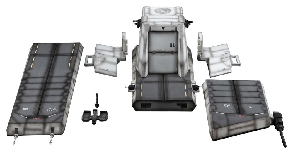 Gundam Unicorn diorama 1/144 Scale Realistic Model Series Nahel Argama Catapult Deck (UC ver.) 138 cm