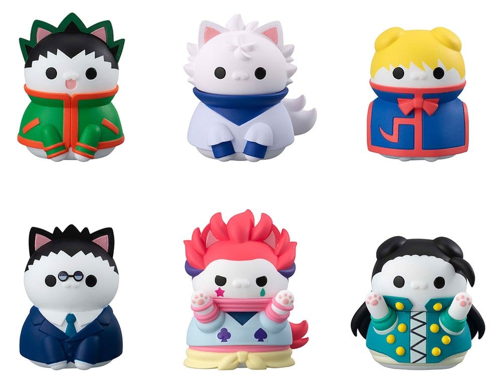 Hunter x Hunter Blind Box assortiment figurines mini Mega Cat Project Nyanter x Nyanter Hunter x Cat 3 cm (8)