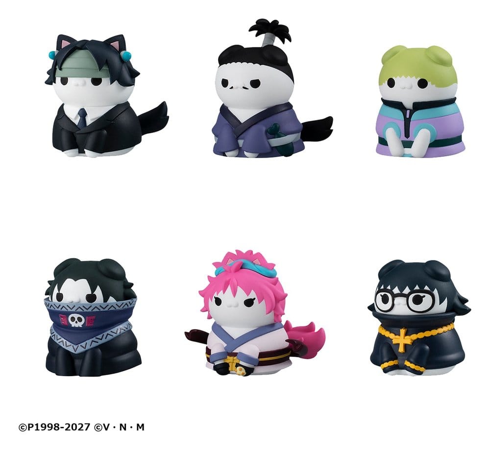 Hunter x Hunter Blind Box présentoir figurines mini Mega Cat Project Nyanter x Nyanter the Phantom Troupe x Cat 3 cm (8)