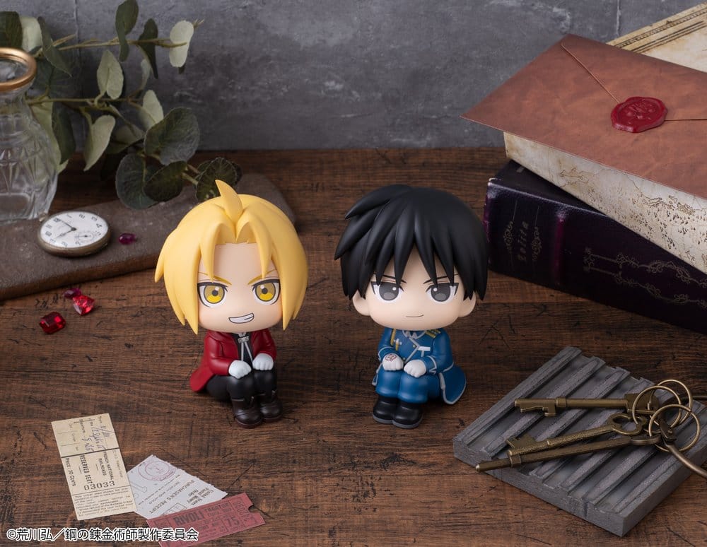 Fullmetal Alchemist pack 2 figurines PVC Look Up Edward Elric & Roy Mustang 11 cm (with gift)