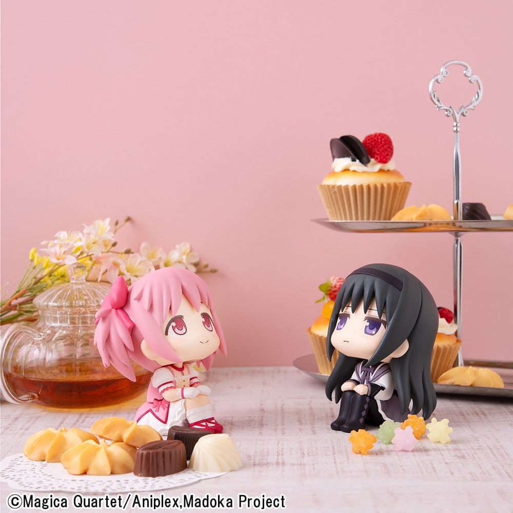 Puella Magi Madoka Magica pack 2 figurines PVC Look Up Madoka Kaname & Homura Akemi 11 cm (with gift)