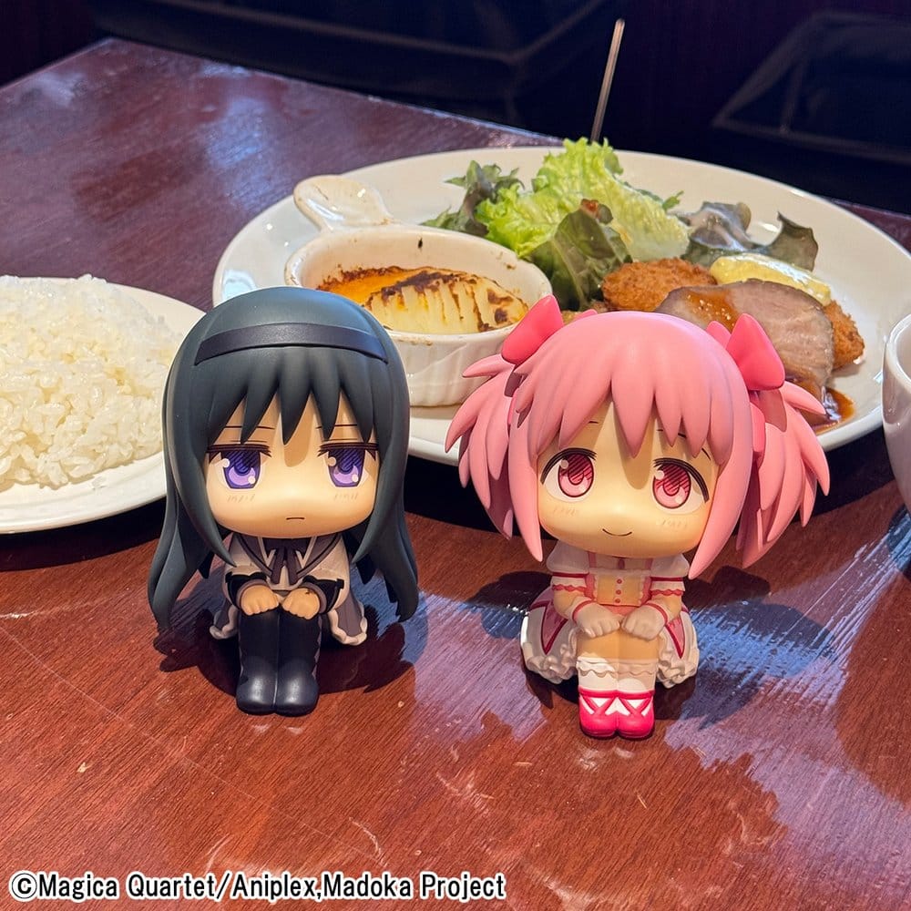 Puella Magi Madoka Magica pack 2 figurines PVC Look Up Madoka Kaname & Homura Akemi 11 cm (with gift)