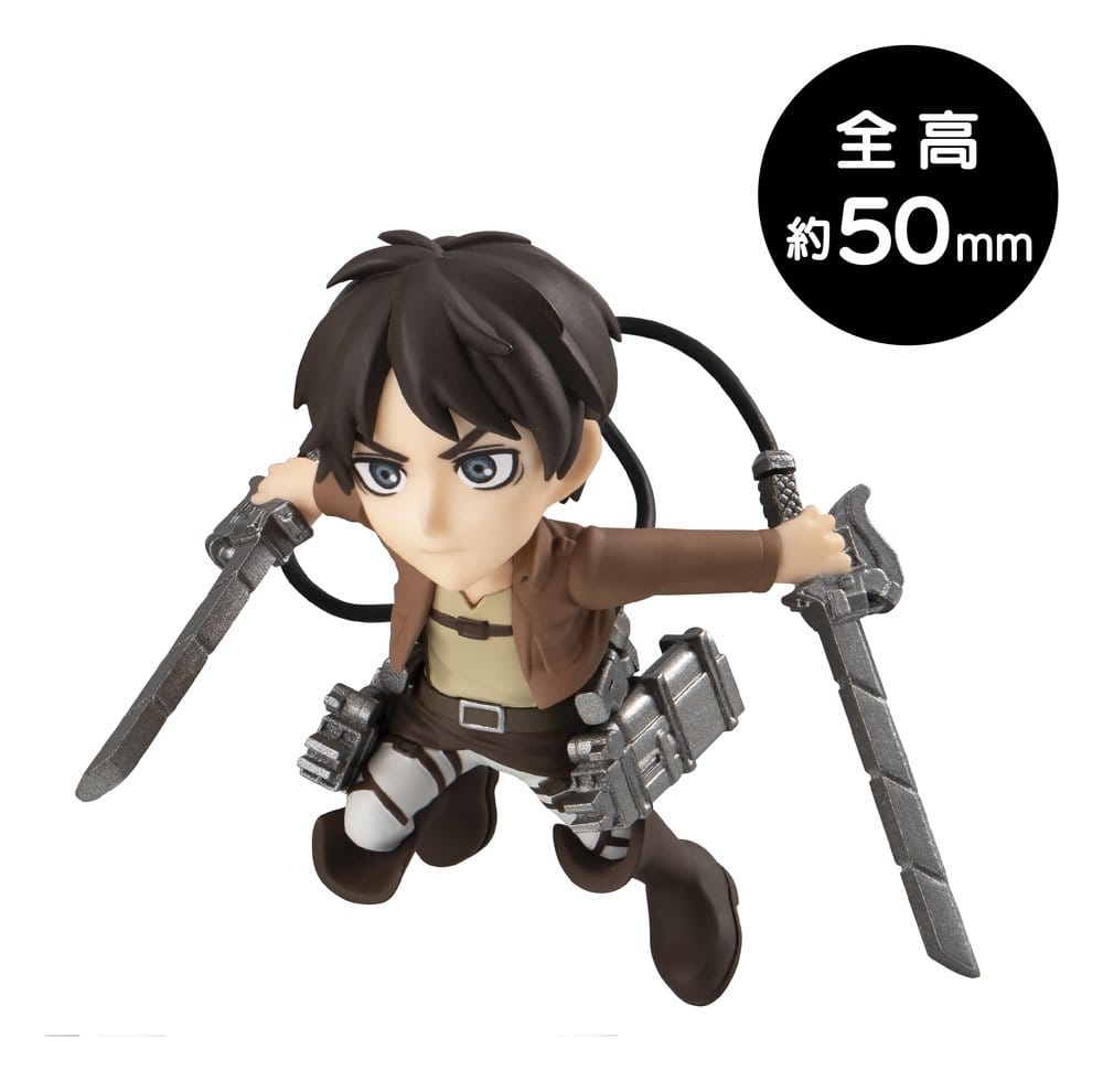 Attack on Titan Tobimas figurines mini Pack de 6 (with gift)