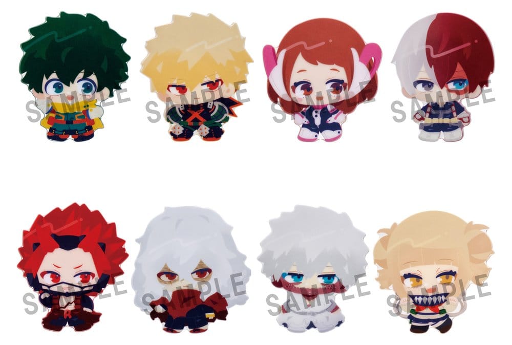 My Hero Academia Blind Box assortiment figurines mini Karakoro Clear Candy (8)
