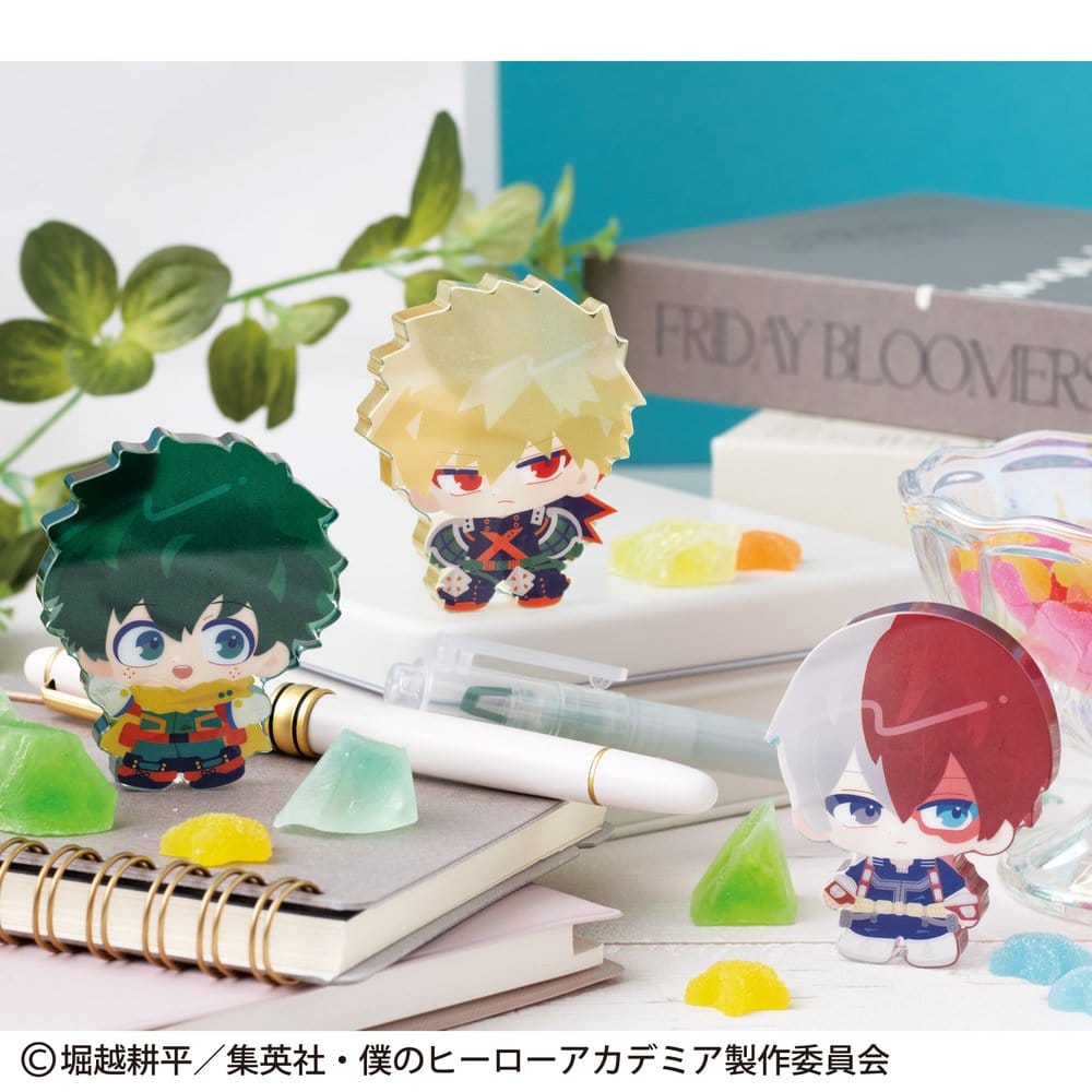 My Hero Academia Blind Box assortiment figurines mini Karakoro Clear Candy (8)