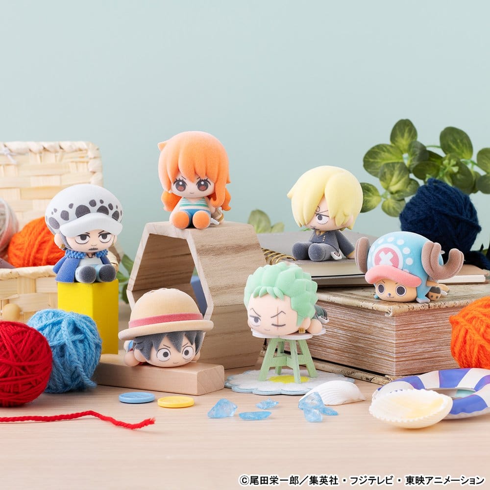 One Piece Nuippo présentoir de mini-figurines Boîte Mystère 6 cm (6)