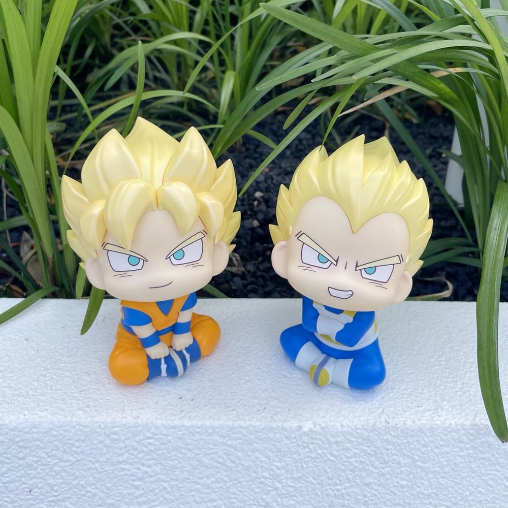 Dragon Ball DAIMA pack 2 figurines PVC Look Up Super Saiyan Son Goku (mini) & Super Saiyan Vegeta (mini) 11 cm (with gift)