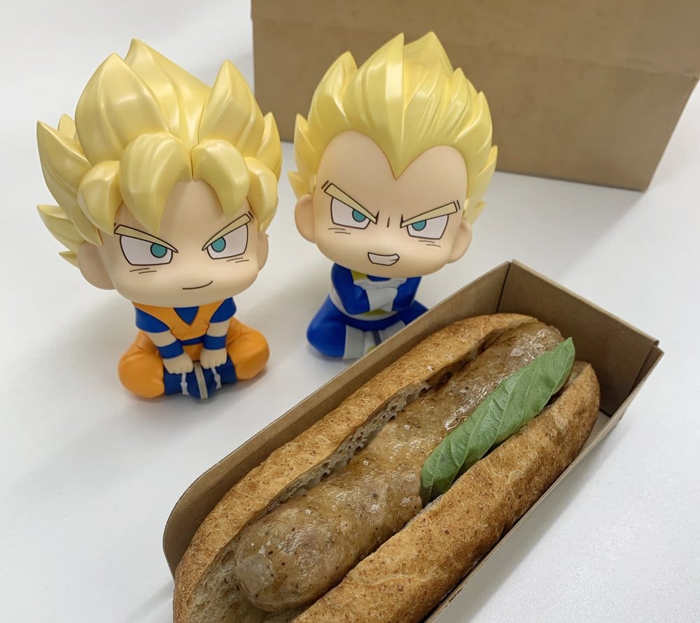 Dragon Ball DAIMA pack 2 figurines PVC Look Up Super Saiyan Son Goku (mini) & Super Saiyan Vegeta (mini) 11 cm (with gift)