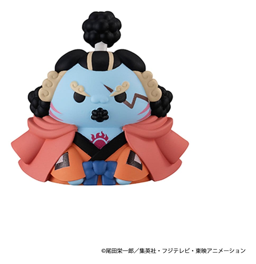 One Piece Blind Box présentoir figurines mini Mega Cat Project Nyan Piece Nyan! Luffy & the Seven Warlords of the Sea 3 cm (8) (Repeat)
