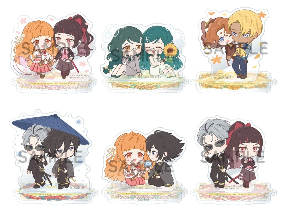 Agents of the Four Seasons Blind Box présentoir figurines acrylique Buddycolle Dance of Spring 6 cm (6)