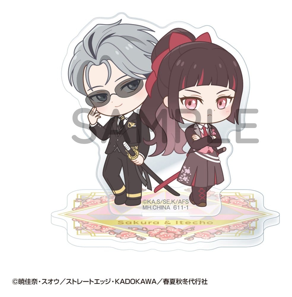 Agents of the Four Seasons Blind Box présentoir figurines acrylique Buddycolle Dance of Spring 6 cm (6)