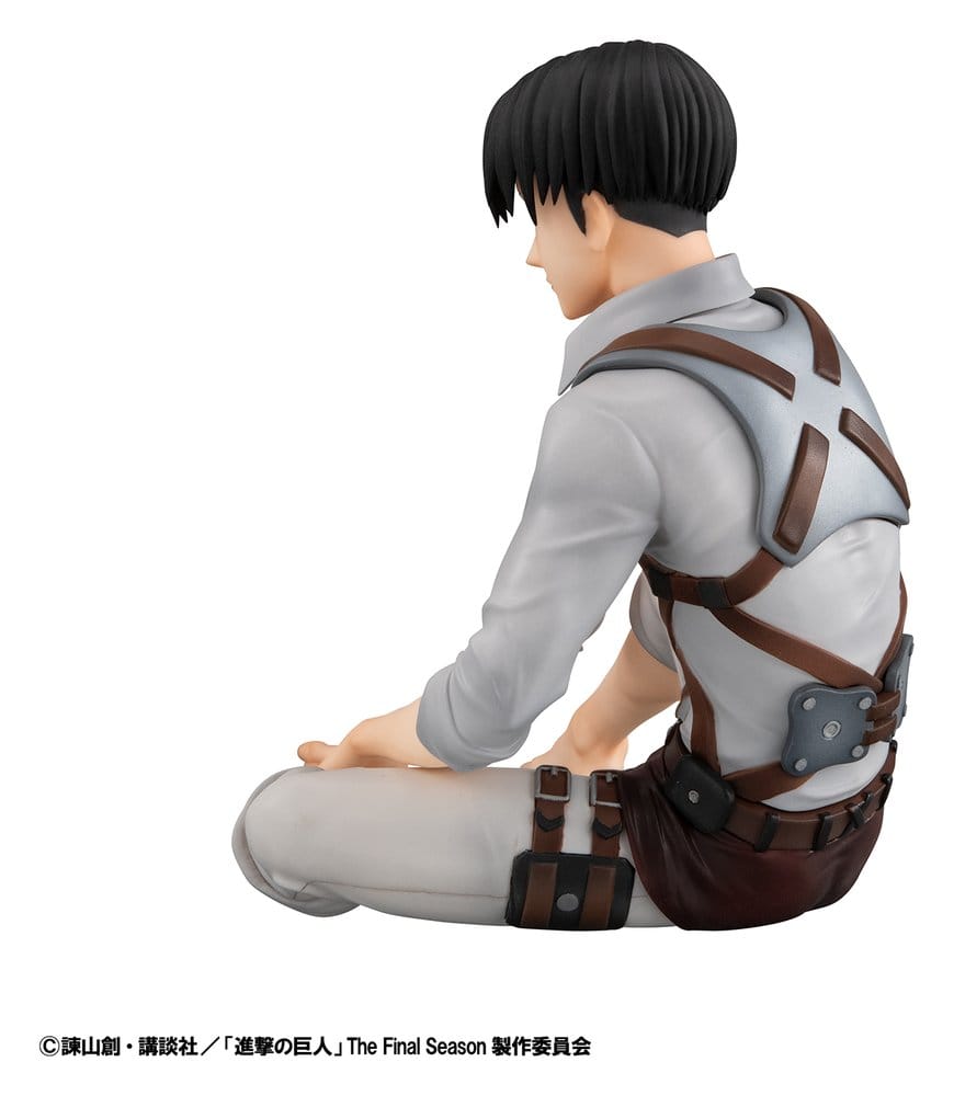 Attack on Titan figurine PVC G.E.M. Series Squad Captain Levi Palm Size 9 cm