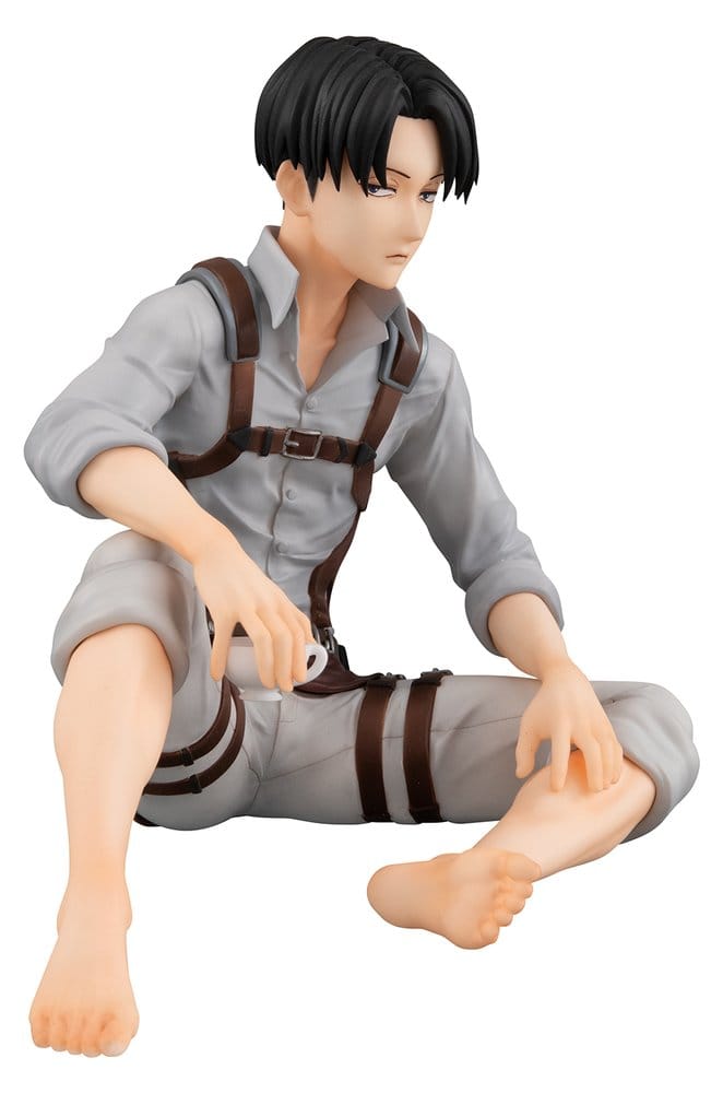 Attack on Titan figurine PVC G.E.M. Series Squad Captain Levi Palm Size 9 cm