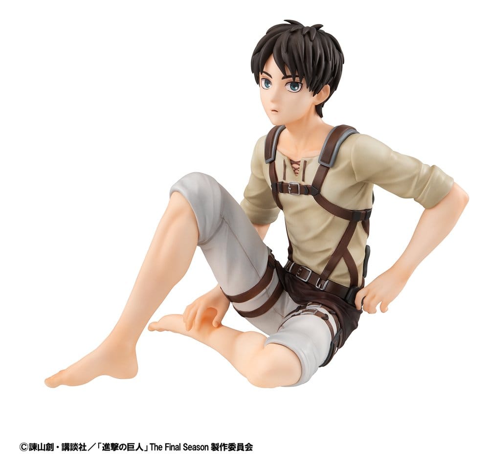 Attack on Titan pack 2 figurines PVC G.E.M. Series Eren Yeager & Squad Captain Levi Palm Size