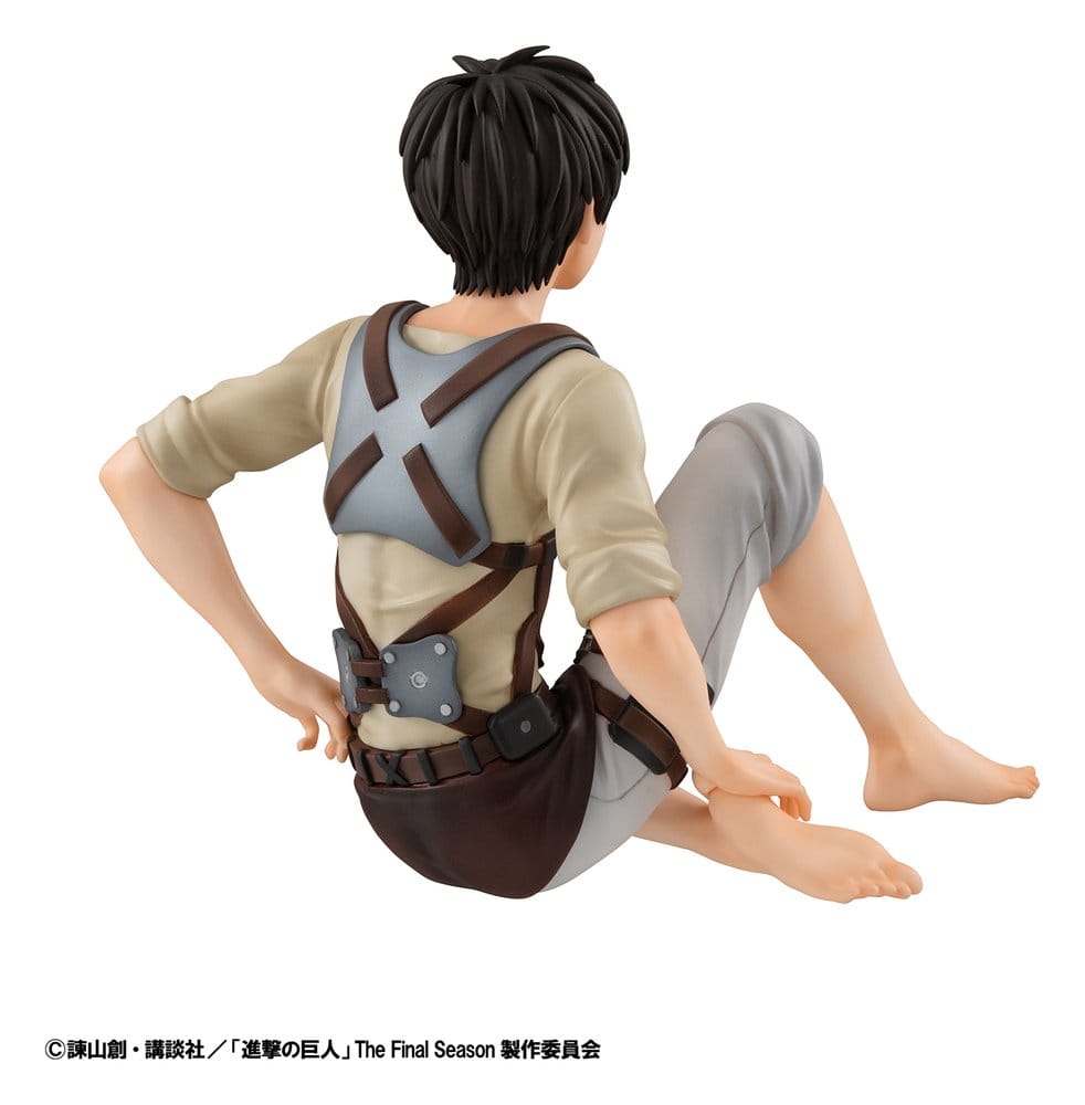 Attack on Titan pack 2 figurines PVC G.E.M. Series Eren Yeager & Squad Captain Levi Palm Size