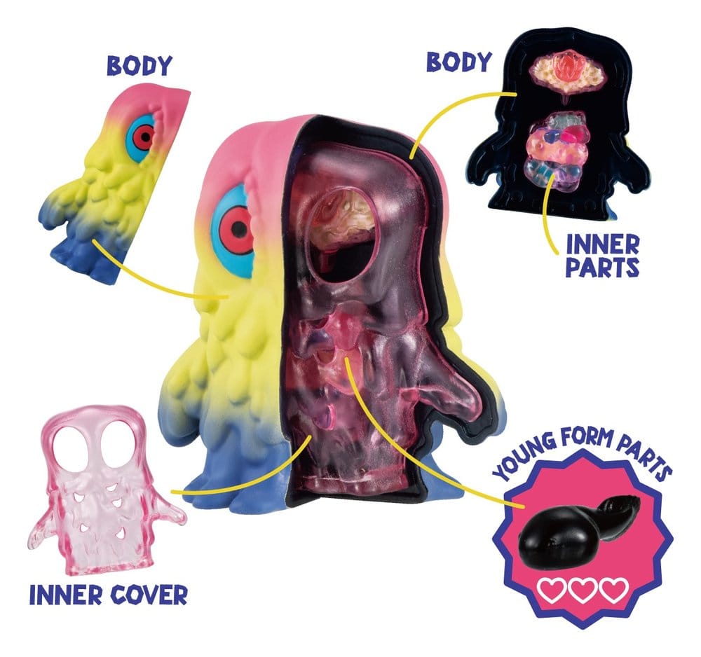 Godzilla Blind Box assortiment figurines mini Inside Fantasy Hedorah (4)