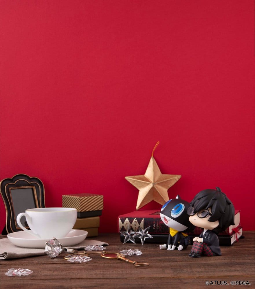 Persona 5 the Royal pack 2 figurines PVC Look Up Hero & Morgana 11 cm (with gift)