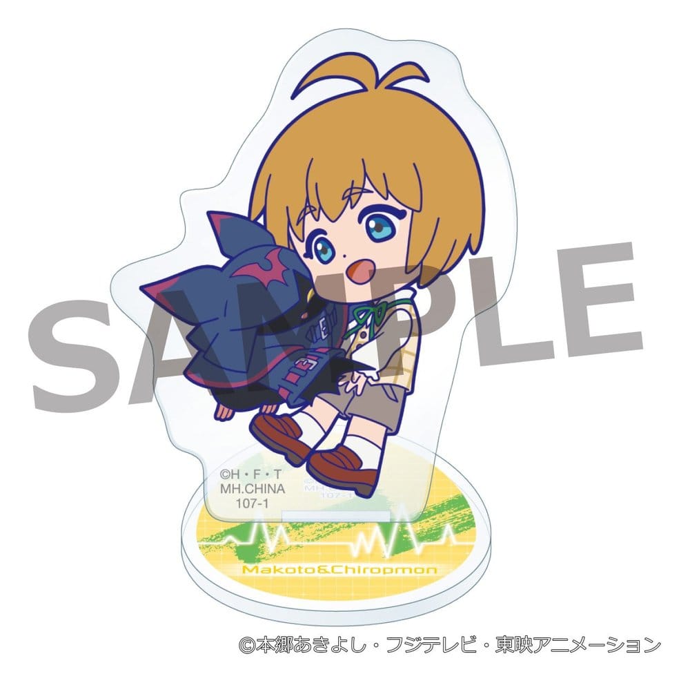 Digimon Blind Boxes présentoir supports en acrylique Buddycolle Beatbreak 6 cm (6)