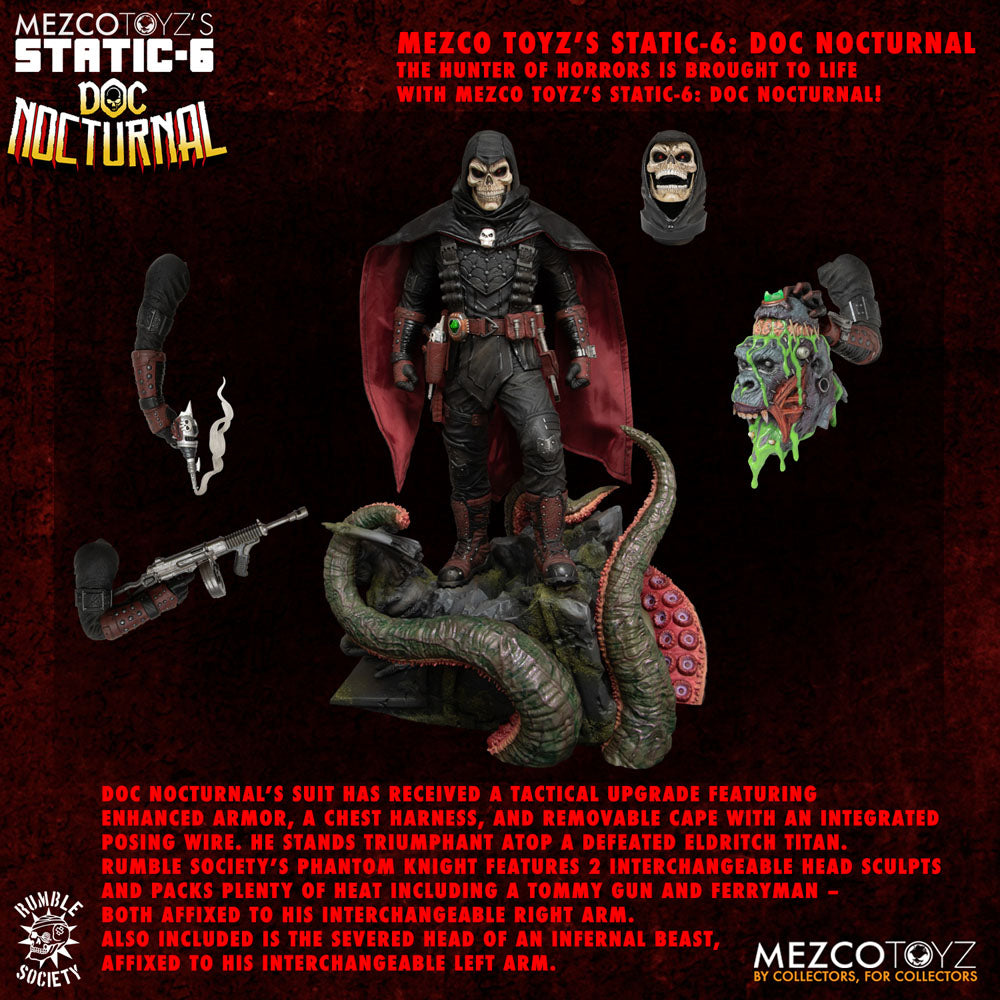 Original Character statuette 1/6 PVC Static-6 Rumble Society - Doc Nocturnal 38 cm